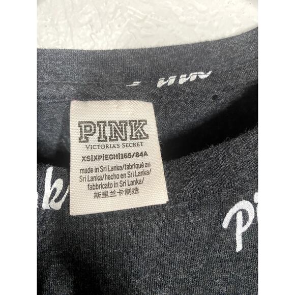 VS PINK All Over Print Soft Tee Scoop NEck Cap Sleeve - XS - Picture 3 of 4